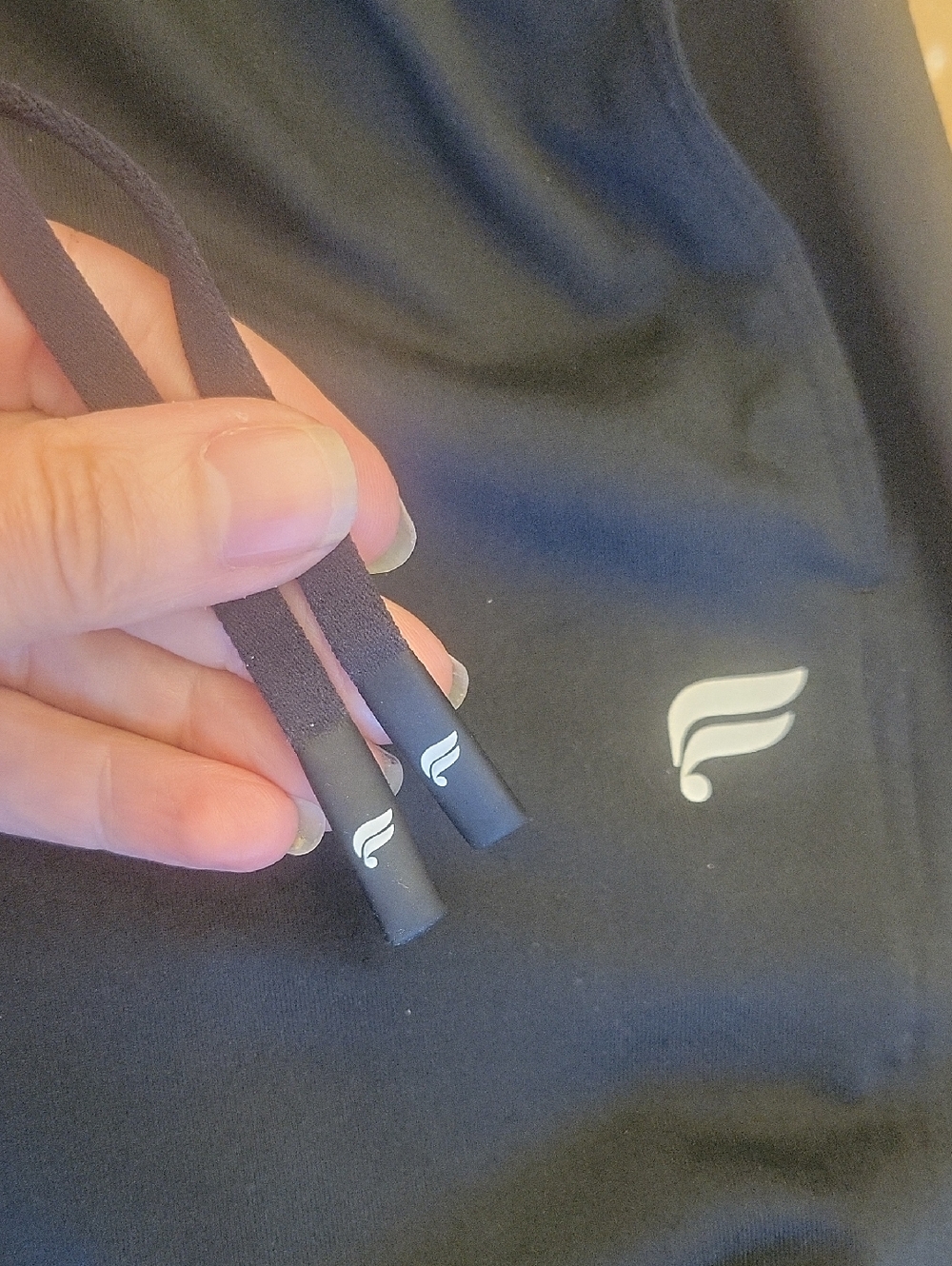 *Fabletics Black Women's Jogger Sweatpants with Subtle Logo, S - Picture 7 of 8